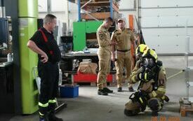 Ćwiczenia dla strażak&oacute;w PSP i OSP z terenu powiatu bytowskiego 11