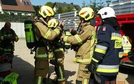 Ćwiczenia dla strażak&oacute;w PSP i OSP z terenu powiatu bytowskiego 20
