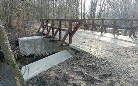 Remont mostu na rzece Kamienica w Modrzejewie 1