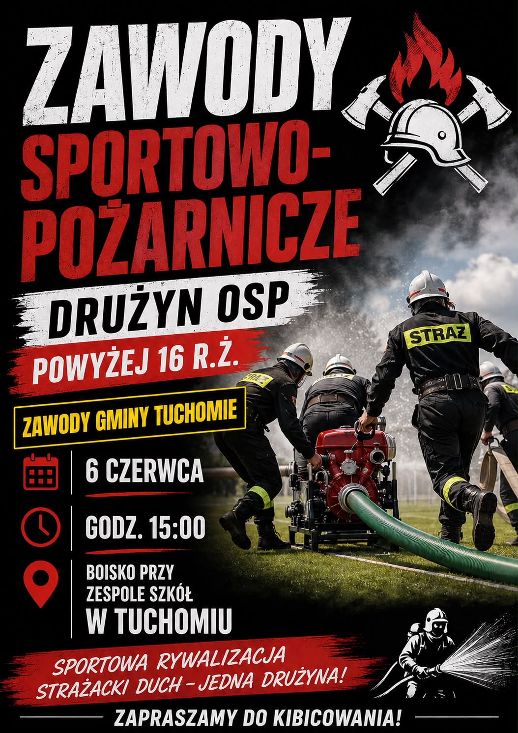 Plakat zawody OSP