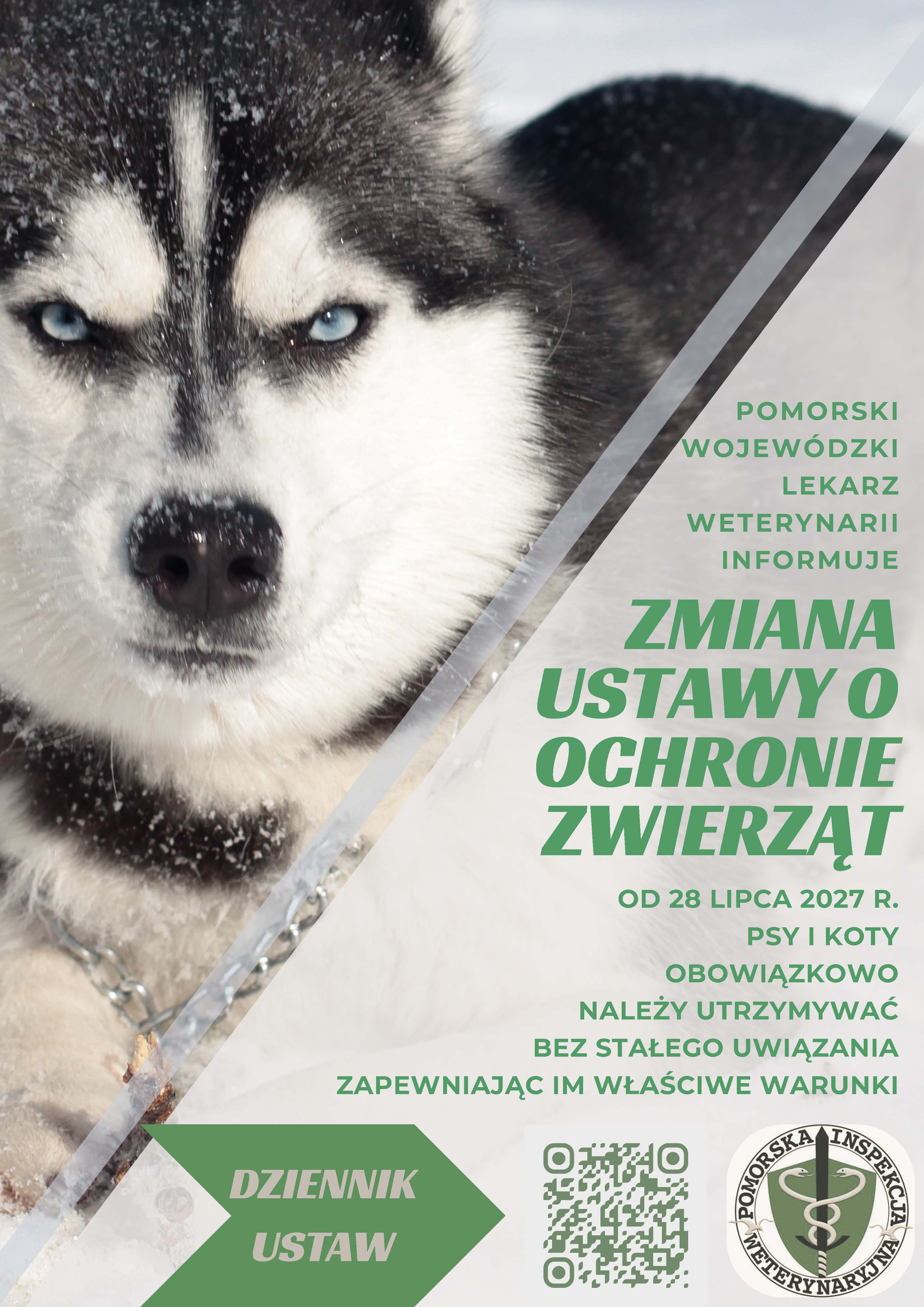Informacja Zmiana ustawy o&nbsp;ochronnie zwierząt