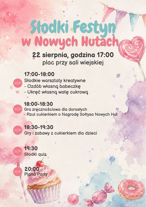 Plakat Festyn w&nbsp;Nowych Hutach